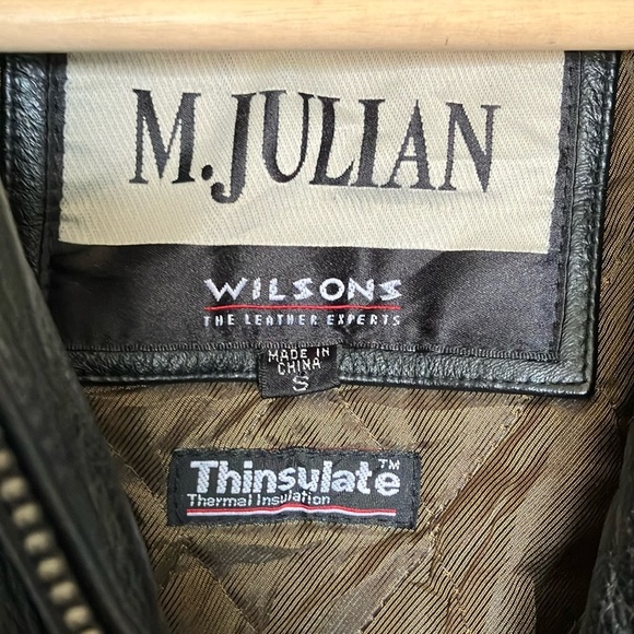 Wilsons Leather Black Jacket for Men - Picture 4 of 9